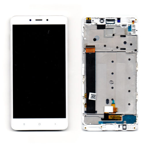 Οθονη Για Xiaomi Redmi Note 4  Με Τζαμι και Frame Ασπρο Grade A