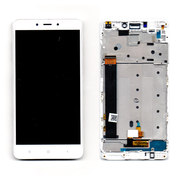 Οθονη Για Xiaomi Redmi Note 4  Με Τζαμι και Frame Ασπρο Grade A