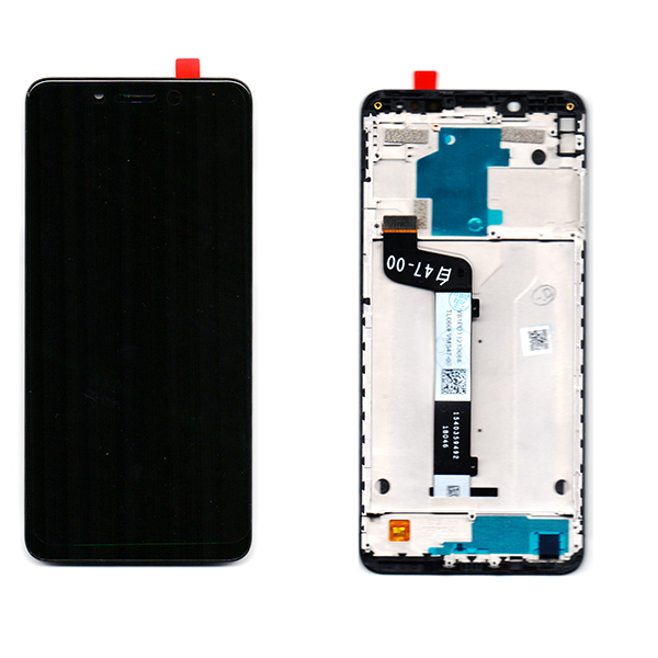 Οθονη Για Xiaomi Redmi Note 5 Dual Με Τζαμι και Frame Μαυρο Grade A
