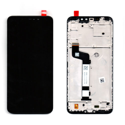 Οθονη Για Xiaomi Redmi Note 6 Pro Με Τζαμι Μαυρο κ Frame Grade A