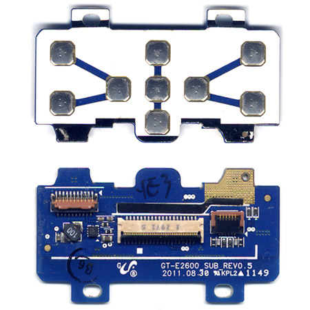 Πλακετα Ανω Πληκτρολογιου Για Samsung E2600 OR Function