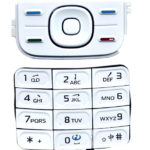 Πληκτρολογιο Για Nokia 5200 Ασπρο Σετ 2 Τεμαχια