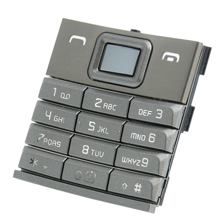 Πληκτρολογιο Για Nokia 8800 Sirocco Γκρι
