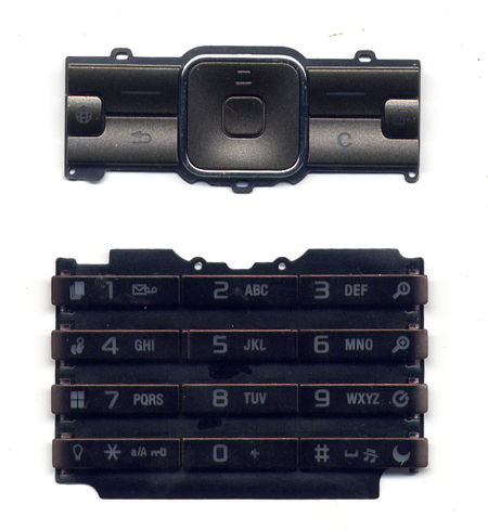 Πληκτρολογιο Για SonyEricsson K770 Καφε Σετ Πανω-Κατω OEM