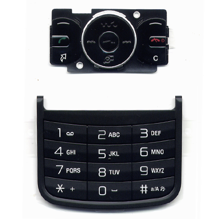 Πληκτρολογιο Για SonyEricsson Spiro-W100 OR Μαυρο Πανω-Κατω Set