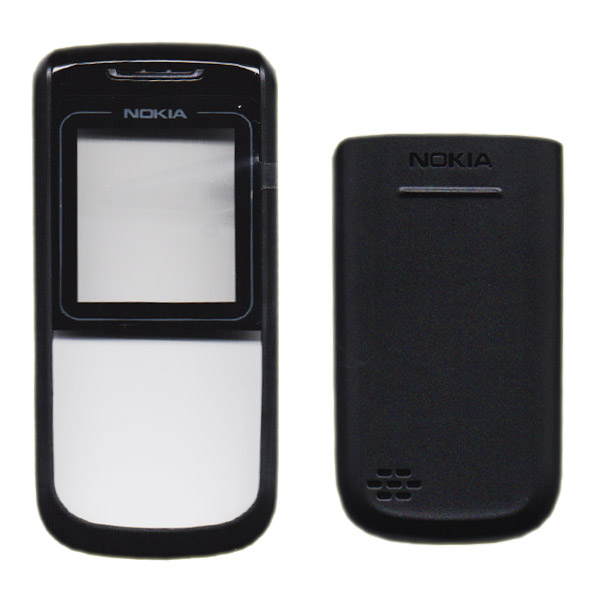 Προσοψη Για Nokia 1680 Classic Μαυρη OEM Εμπρος-Καλυμμα Μπαταριας Με Τζαμι