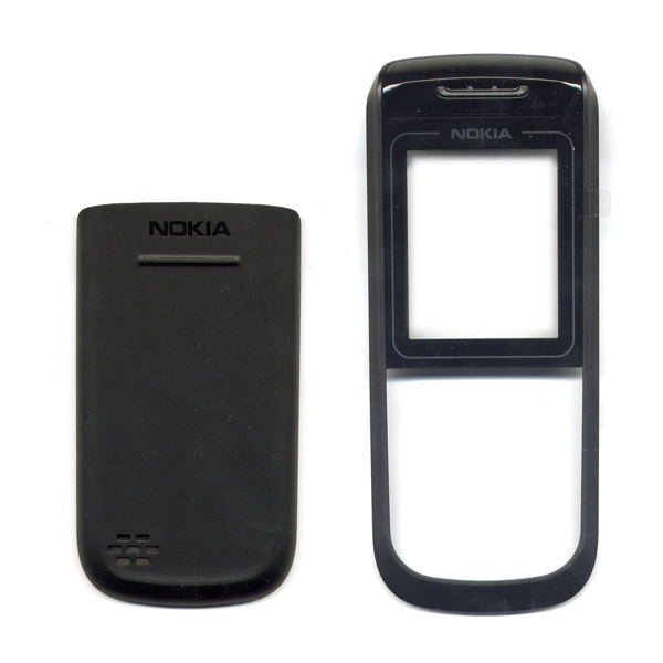 Προσοψη Για Nokia 1680 Classic Μαυρη Εμπρος Με Τζαμι-Καλυμμα Μπαταριας OR