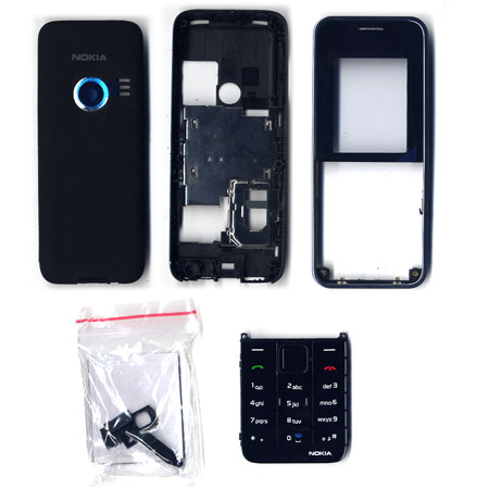 Προσοψη Για Nokia 3500 Classic Μαυρη Full OEM Με Πλαστικα Κουμπακια-Πληκτρολογιο