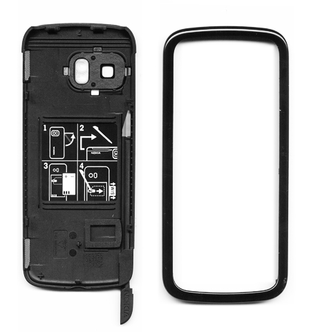 Προσοψη Για Nokia 5800 Μαυρη Εμπρος-Πισω Με Στυλο