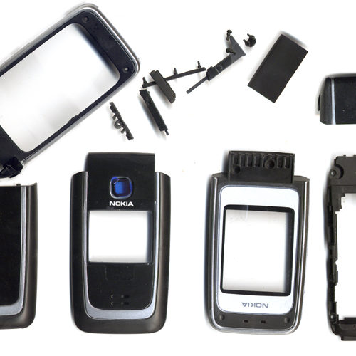 Προσοψη Για Nokia 6125 Ασημι/Μαυρη Full OEM Χωρις Αρθρωση