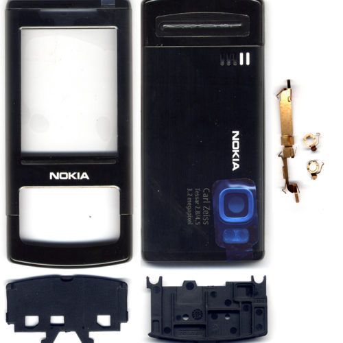 Προσοψη Για Nokia 6500 Slide Μαυρη Εμπρος Οθονης Με Τζαμι-Πισω Χωρις Αρθρωση Με Πλαστικα Κουμπακια Και Πληκτρολογια OEM