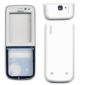 Προσοψη Για Nokia 6730 Classic Ασπρη OR Εμπρος Με Τζαμι-Πισω Με Καλυμα Καμερας