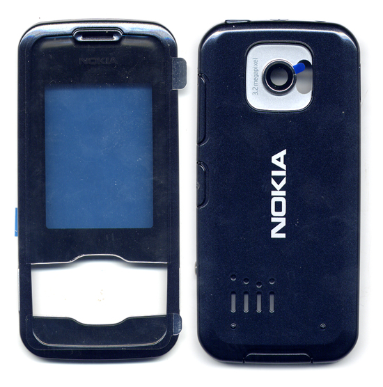 Προσοψη Για Nokia 7610 Supernova Μαυρη OEM Εμπρος-Πισω Με Πλαστικα Κουμπακια-Τζαμι
