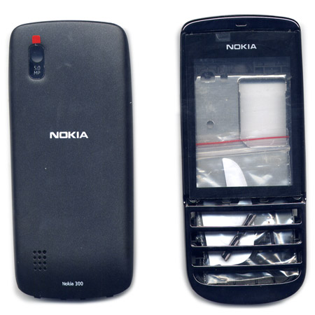 Προσοψη Για Nokia Asha 300 Μαυρη Full Με Τζαμι