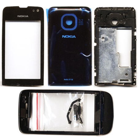 Προσοψη Για Nokia Asha 311 Μαυρη Full Χωρις Πλαστικα Κουμπακια-Χωρις Digitizer OEM