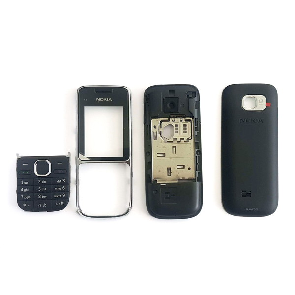 Προσοψη Για Nokia C2-01 Μαυρη Full Με Πληκτρολογιο OEM