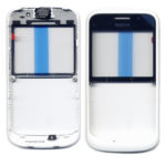 Προσοψη Για Nokia E5 Ασπρη OR Μπρος Με Τζαμακι Μαυρο Και Ακουστικο (0257085)