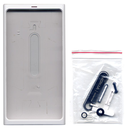 Προσοψη Για Nokia Lumia 800 Ασπρη Full OEM Χωρις Τζαμι Με Πλαστικα Κουμπακια