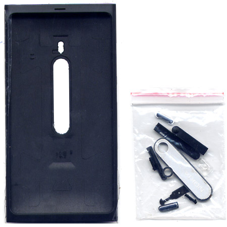 Προσοψη Για Nokia Lumia 800 Μαυρη Full OEM Χωρις Τζαμι Με Πλαστικα Κουμπακια