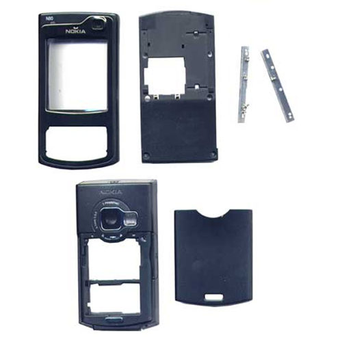 Προσοψη Για Nokia N80 Μαυρη Full Με Πλαστικα Κουμπακια χωρις Μηχανισμο Αρθρωσης