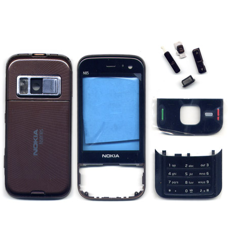 Προσοψη Για Nokia N85 Καφε Full OEM Με Τζαμακι