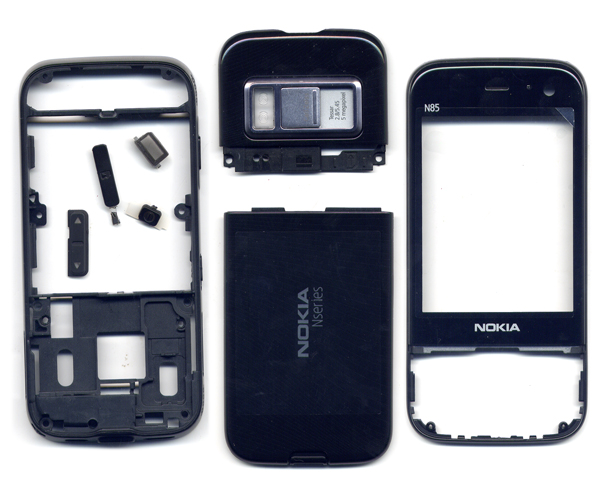 Προσοψη Για Nokia N85 Μαυρη Full OEM Με Τζαμακι