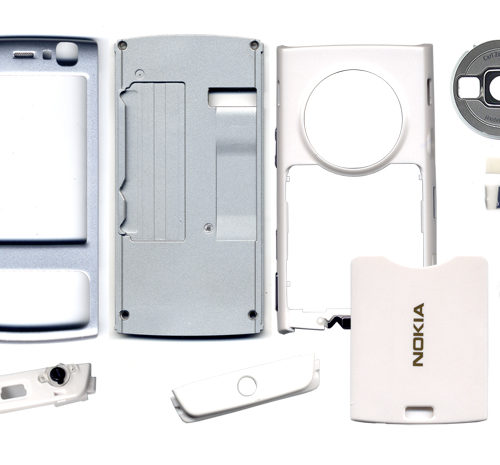 Προσοψη Για Nokia N95 Full OEM Full Ασημι Εμπρος Οθονης-Μωβ Πισω Με Καλυμα Μπαταριας-Πληκτρολογια-Αρθρωση