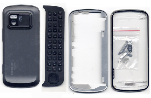 Προσοψη Για Nokia N97 Μαυρη Full OEM Χωρις Αρθρωση-Τζαμι