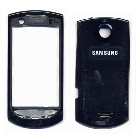 Προσοψη Για Samsung S5620 Monte Μαυρη OR Εμπρος Χωρις Τζαμι-Καλυμμα Μπαταριας (GH98-15969B+GH98-15967B)