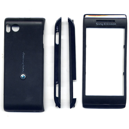 Προσοψη Για SonyEricsson Aino U10 OEM Μαυρη Εμπρος-Πισω Καλυμμα-Πλαινες Ταπες (4 Τεμαχια)