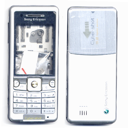 Προσοψη Για SonyEricsson C510 Ασημι OEM Full Με Πληκτρολογιο
