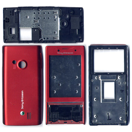 Προσοψη Για SonyEricsson J20 Hazel Κοκκινη Full Χωρις Μηχανισνο Αρθρωσης Και Πλαστικα Κουμπακια OEM