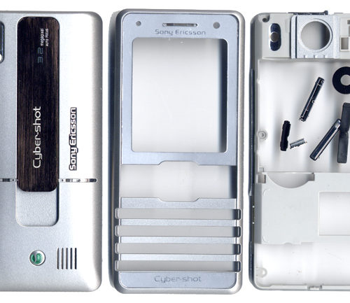 Προσοψη Για SonyEricsson K770 Full Ασημι Με Τζαμι Και Πλαστικα Κουμπια