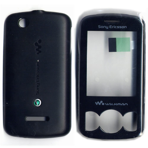 Προσοψη Για SonyEricsson Spiro-W100i Μαυρη Εμπρος Με Τζαμι-Πισω Καλυμμα Μπαταριας O