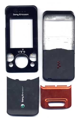 Προσοψη Για SonyEricsson W580 Μαυρη Full Χωρις Αρθρωση Με Πλαστικα Κουμπια
