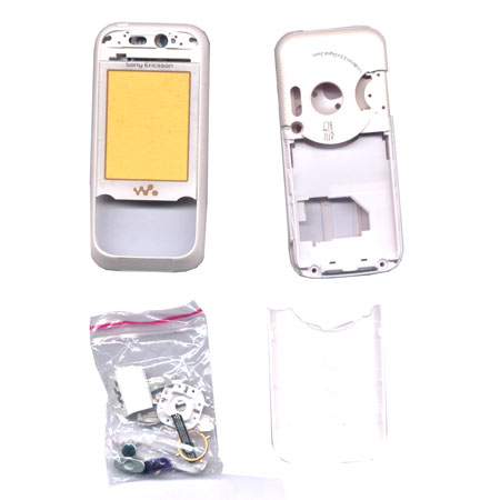 Προσοψη Για SonyEricsson W850 Ασπρη Full OEM Με Πλαστικα Κουμπακια-Χωρις Μηχανισμο Αρθρωσης