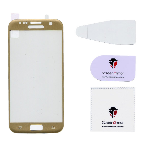 Προστατευτικο Τζάμι Οθονης Edge to Edge Χρυσο Για Samsung G930 Galaxy S7