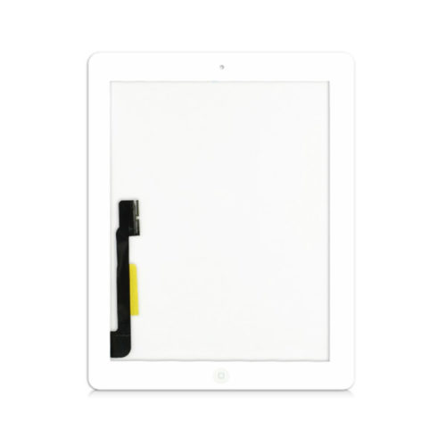 Τζαμι Για Apple iPad 3 Με Home Button Ασπρο Grade A