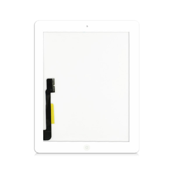 Τζαμι Για Apple iPad 3 Με Home Button Ασπρο Grade A