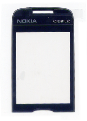 Τζαμι Για Nokia 5130 Xpress Μαυρο OR Με Αυτοκολλητο