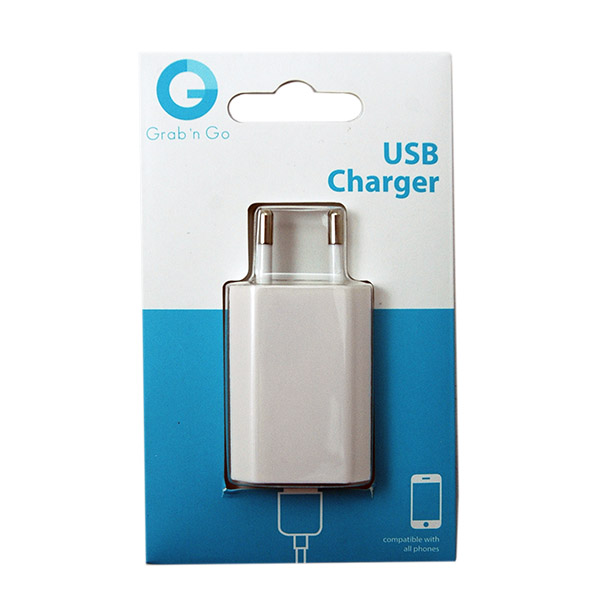 Φορτιστης Σπιτιου GNG 1A Άσπρος Με Συσκευασια