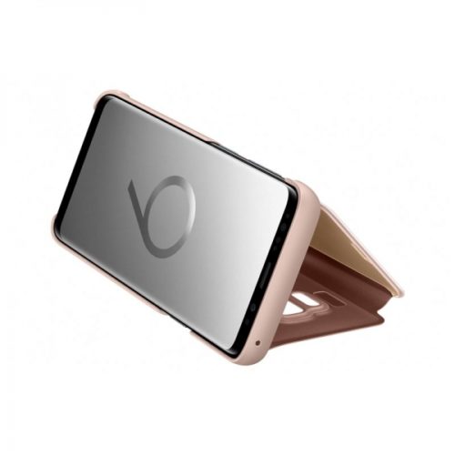 ORIGINAL SAMSUNG BOOK CLEAR VIEW S9 gold
