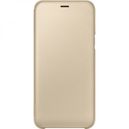 ORIGINAL SAMSUNG BOOK WALLET COVER A6 2018 gold