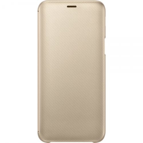 ORIGINAL SAMSUNG BOOK WALLET COVER J6 2018 gold