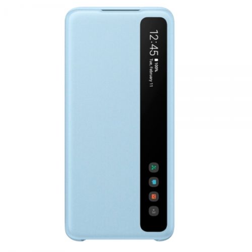 ORIGINAL SAMSUNG BOOK CLEAR VIEW S20 blue