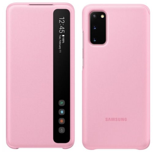 ORIGINAL SAMSUNG BOOK CLEAR VIEW S20 pink