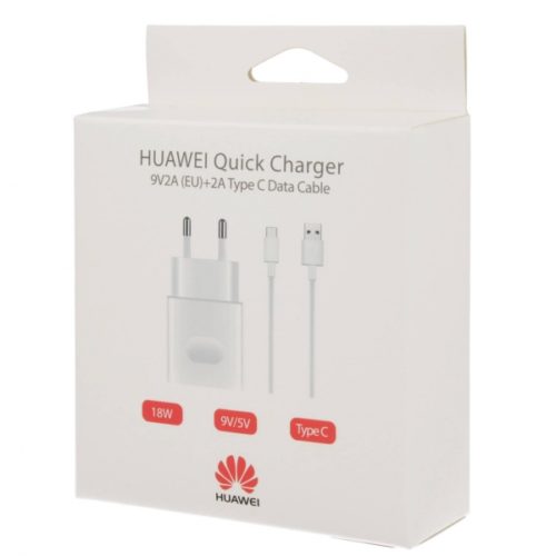 ORIGINAL HUAWEI TRAVEL CHARGER AP32 + DATA TYPE C white