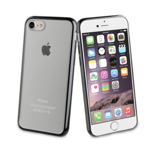 MUVIT CRYSTAL WITH FRAME IPHONE 7 8 black backcover