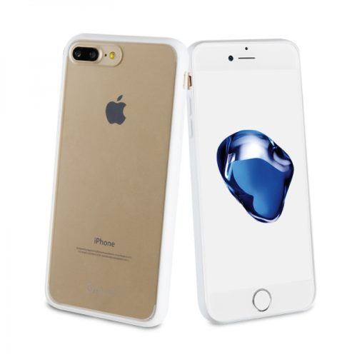 MUVIT CRYSTAL BUMPER  IPHONE 7 PLUS / 8 PLUS white backcover