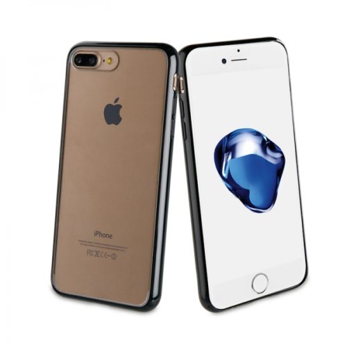 MUVIT CRYSTAL BUMPER  IPHONE 7 PLUS / 8 PLUS black backcover